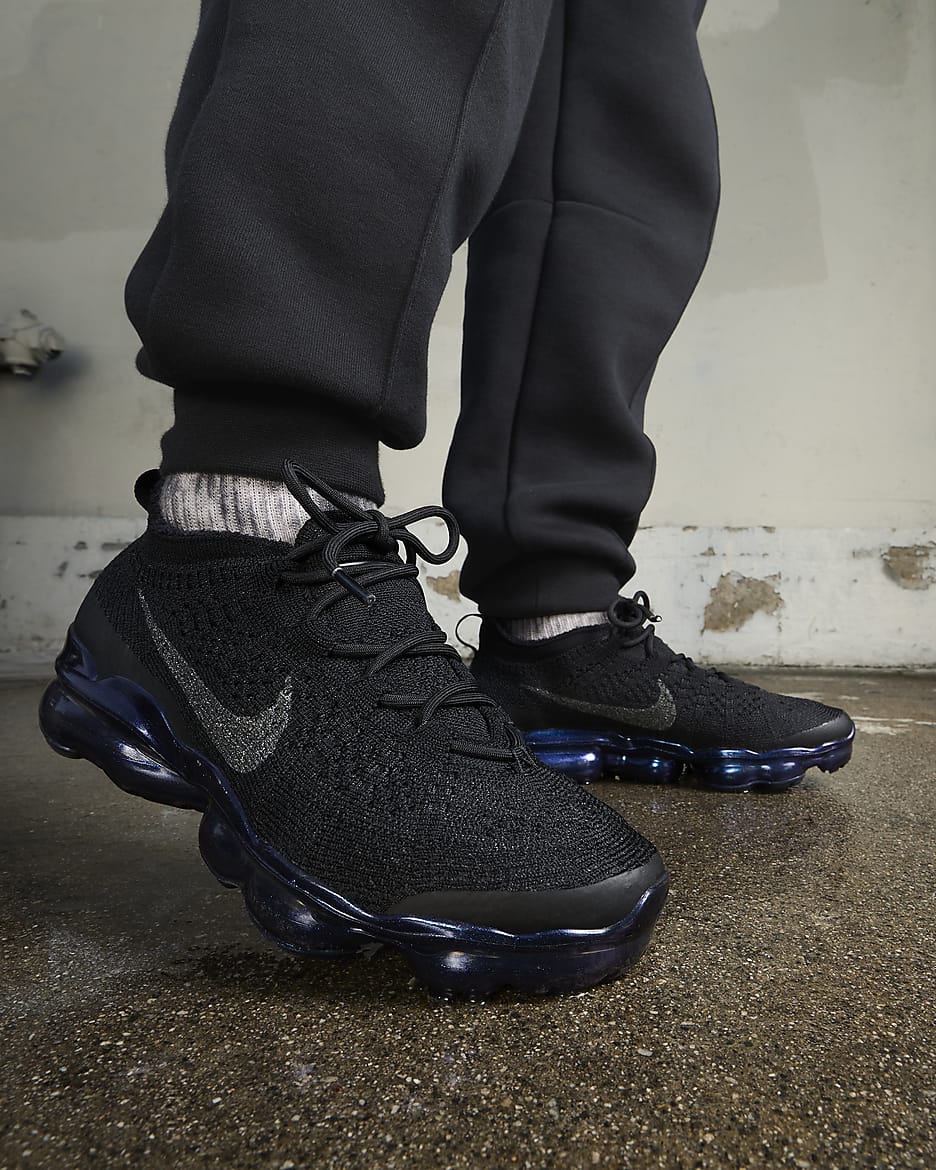 Nike vapormax flyknit all black best sale